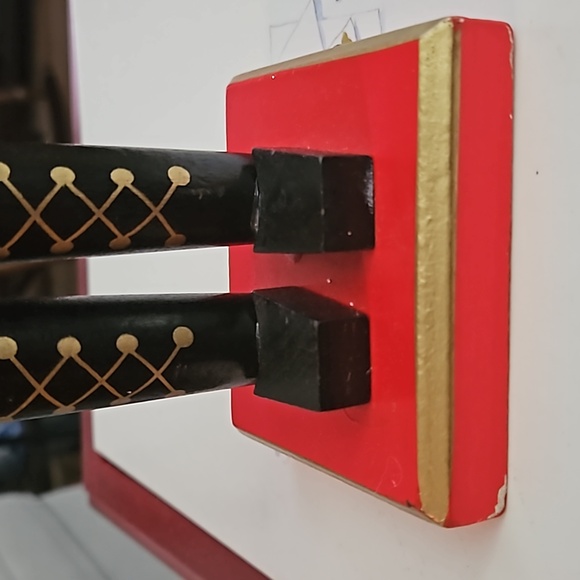 Solider Christmas Holiday Decorative Wood Nutcracker Mantel Table Display 15” - Picture 9 of 11